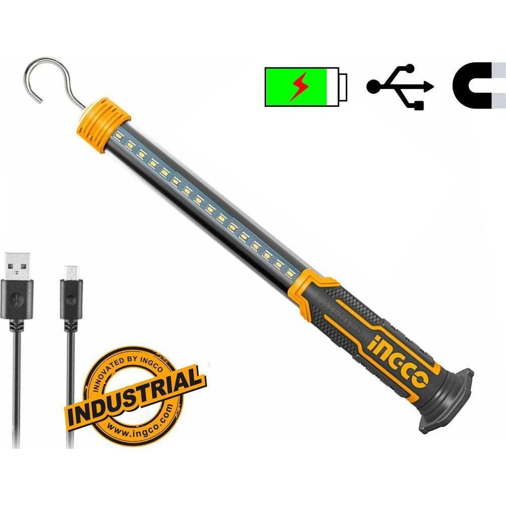 LAMPARA LED DE TRABAJO INDUSTRIAL INGCO 350 LUM (HWL36008LI)