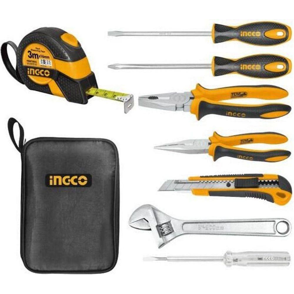 SET DE HERRAMIENTAS 8 PIEZAS INGCO (HKTH10808)