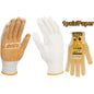 GUANTES DE SEGURIDAD PIGMENTADOS PACK 12 PARES INGCO (HGVK05)
