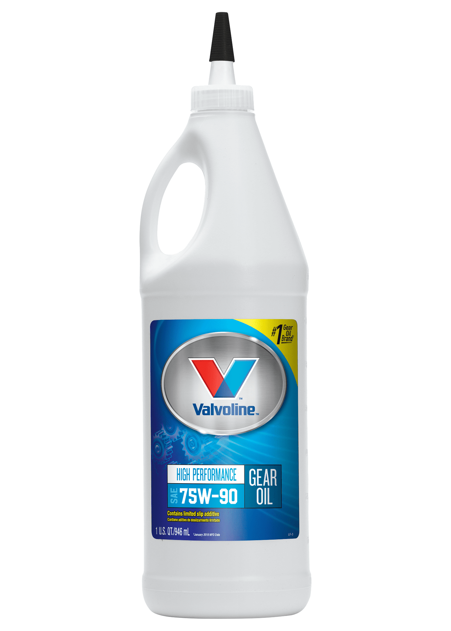 VALVOLINE H.P. GEAR OIL 75W-90 LS 1 LT.