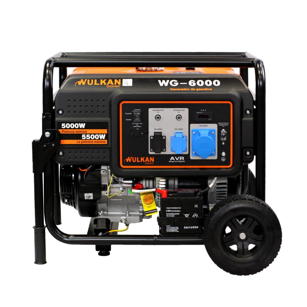 GENERADOR BENCINERO 5.0/5.5 (KW) | INCLUYE BATERIA (WG-6000)