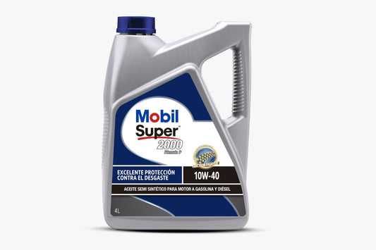 MOBIL SUPER 2000 FORM. P 10W-40 B-4 LTS.