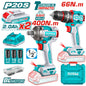KIT TALADRO IMPACTO + LLAVE IMPACTO TOTA 20V (TCKLI20275)