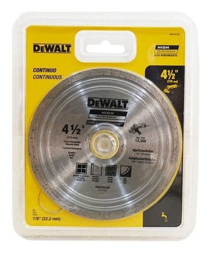 DISCO DIAMANTADO CONTINUO DEWALT 4 1/2´´ X 2 X 20MM (DW47451HP)