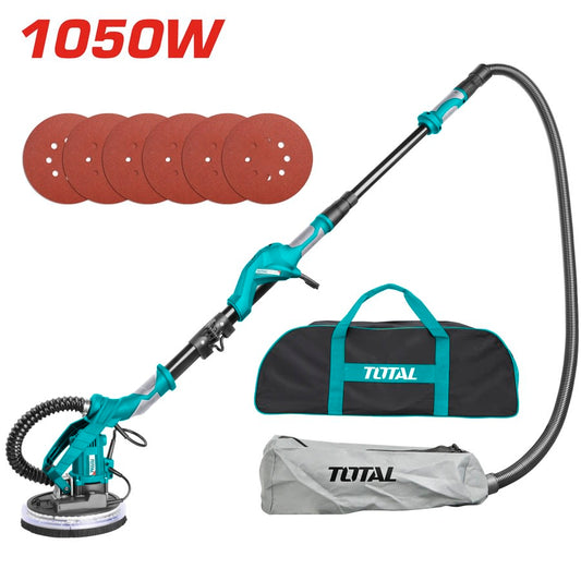 LIJADORA ROTO-ORBITAL PARA PARED Y TECHO INDUSTRIAL 225MM 1050W TOTAL(TWS10501)