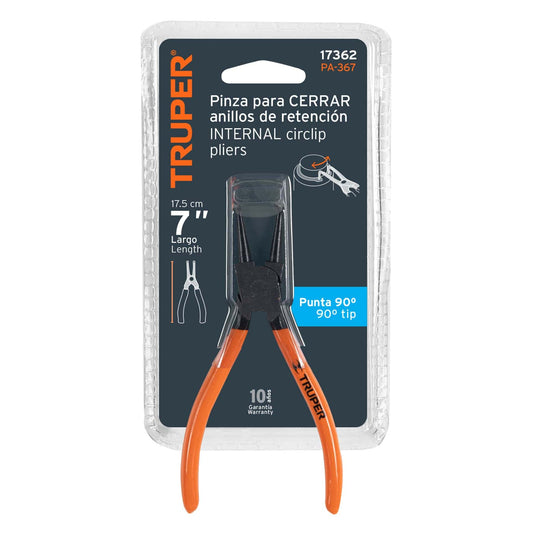 ALICATE PUNTA 90° PARA CERRAR ANILLOS TRUPER (PA-367)