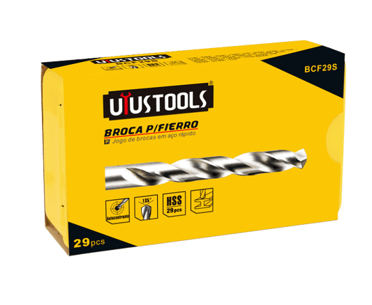 SET 29 UN BROCA METAL HSS PULG (1/16-1/2) UYUSTOOLS   (BCF29S)