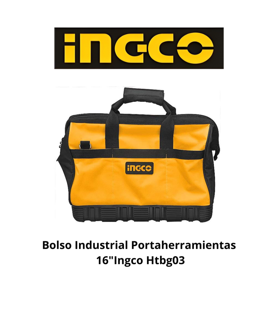 BOLSO DE HERRAMIENTAS INDUSTRIAL 16´´ INGCO (HTBG03)