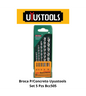 SET 5 UN BROCA CONCRETO (4-5-6-8-10mm) BOX UYUSTOOLS  (BCC505)