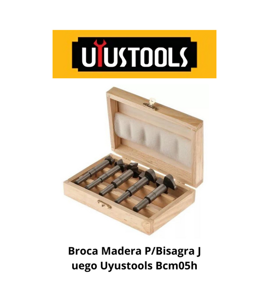 SET 5 UN BROCA FORSTNER MADERA UYUSTOOLS   (BCM05H)