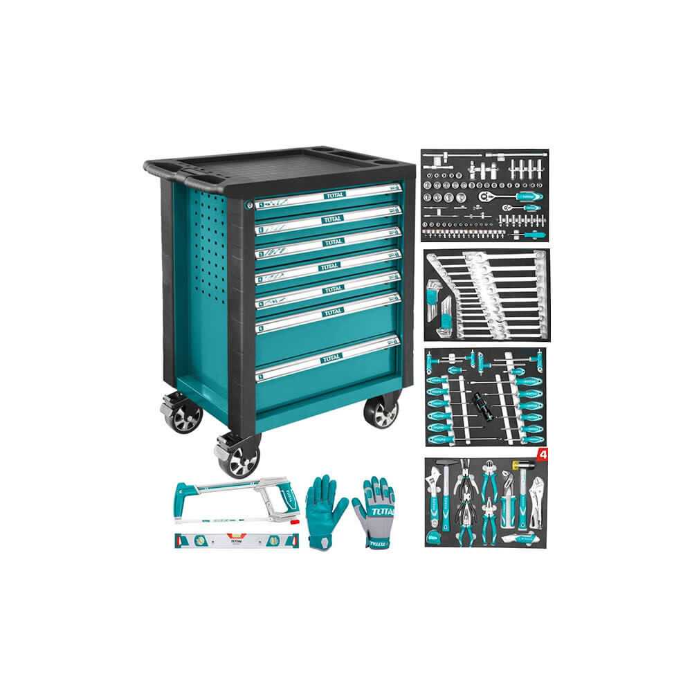 MUEBLE DE HERRAMIENTAS TOTAL 162 PIEZAS (THPTCS71621)