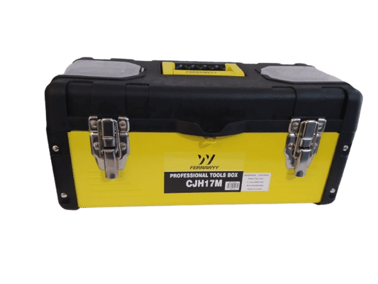 CAJA HERRAMIENTAS PLAS 17'' BROCHE METAL FERTON   (CJH17M)