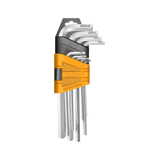 SET DE LLAVES ALLEN HEXAGONALES 9 PIEZAS INGCO (HHK11091)