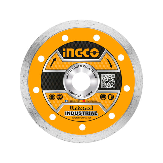 DISCO DIAMANTADO CONTINUO 115X22MM 4 1/2'' INGCO (DMD021152)