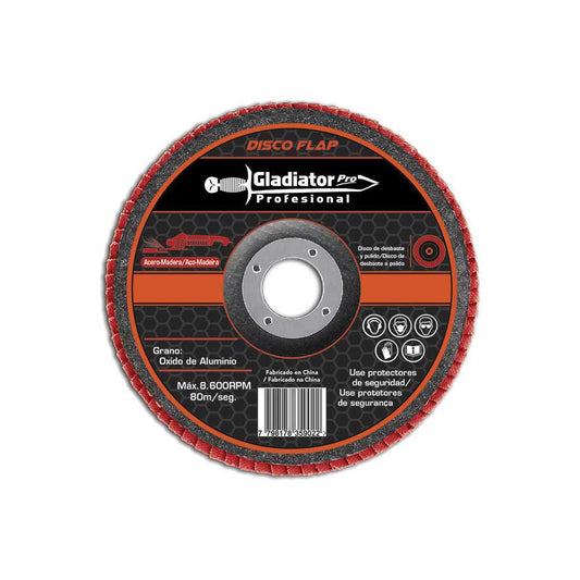 DISCO FLAP GLADIATOR 4 1/2´´ ACERO Y MADERA GR 60 (DFA 811560)