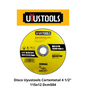 DISCO CORTE METAL 4 1/2 X 1.2 X 22.2 UYUSTOOLS (DCM504)