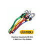 SET 4 PCS CUERDA ELASTICA 8MM X 60CM   (ELA04U)