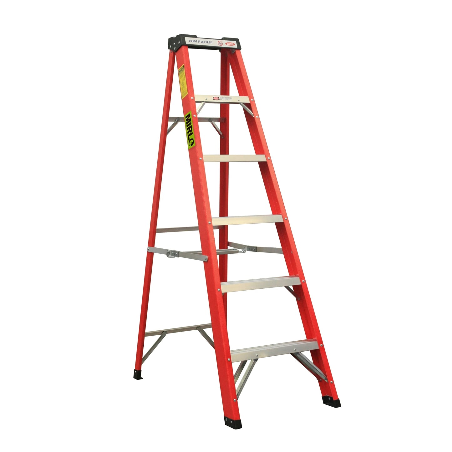 ESCALERA MIRLO DE TIJERA FIBRA DE VIDRIO 6 ESCALONES (FG05)