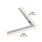 ESCUADRA ALBANIL TRUPER 16´´ X 24´´ (E-16X24)