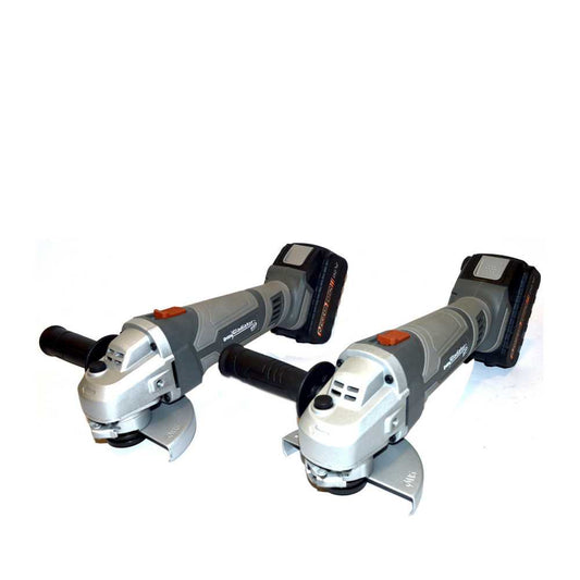 KIT 2 ESMERILES ANGULARES INALAMBRICOS GLADIATOR 4 1/2´´ 18V + 2 BAT. Y 1 CARG. (2AA815/18K2)