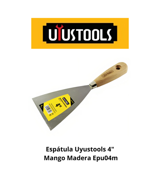 ESPATULA 4 ACERO INOX M/PLAST DOB COLOR UYUSTOOLS  (EPU304)