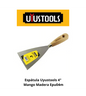 ESPATULA 4 ACERO INOX M/PLAST DOB COLOR UYUSTOOLS  (EPU304)