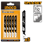 HOJAS SIERRA CALADORA 50MM PARA METAL PACK 5 UNIDADES INGCO (JBT118B)