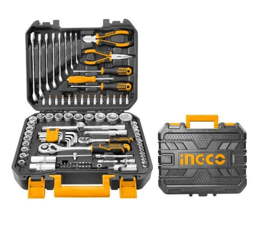 SET DE HERRAMIENTAS INDUSTRIAL 100 PIEZAS INGCO (HKTHP21001)