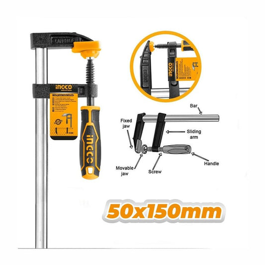 PRENSA SARGENTO 50X150MM INGCO (HFC020501)