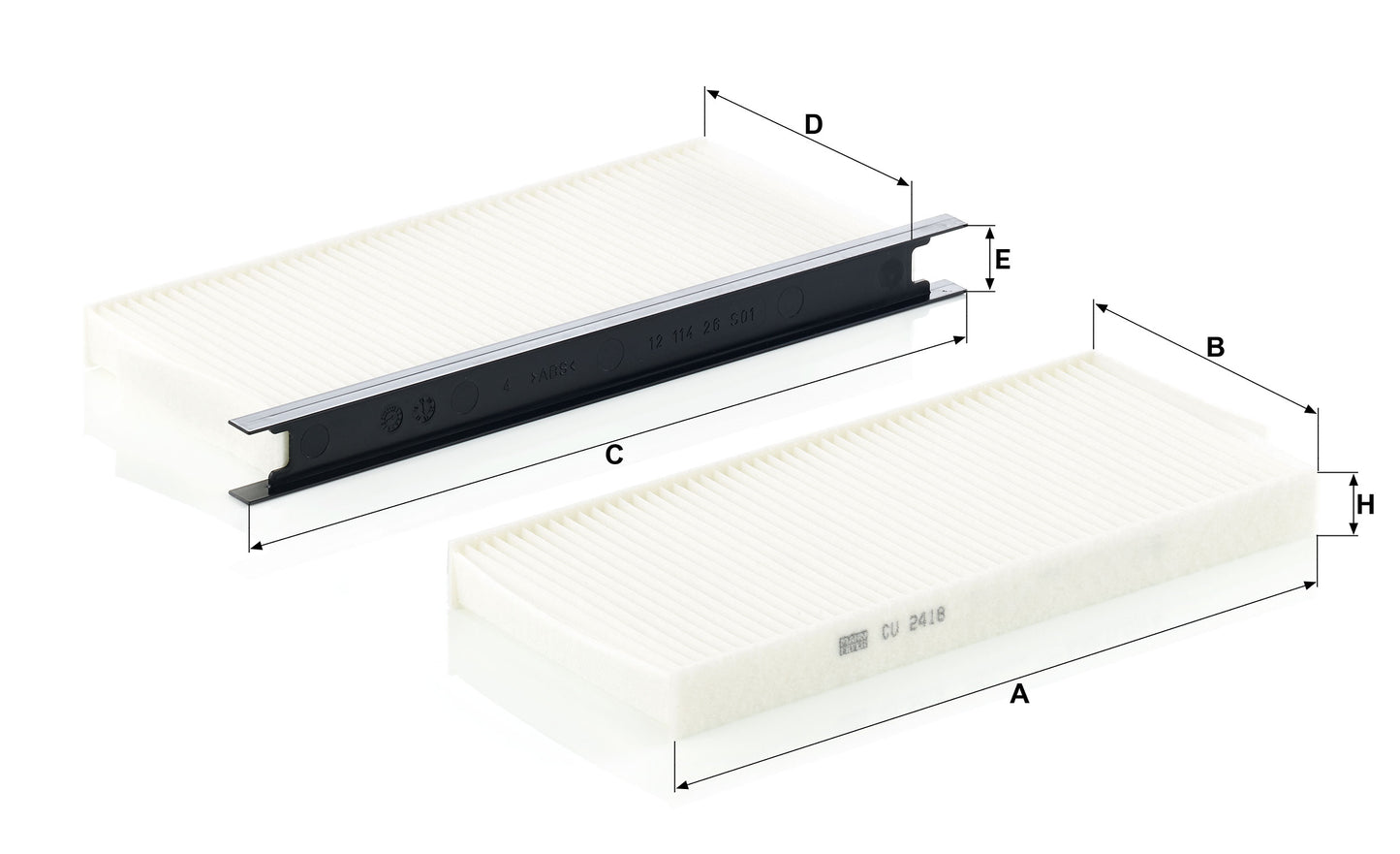 FILTRO AIRE MANN C 2418