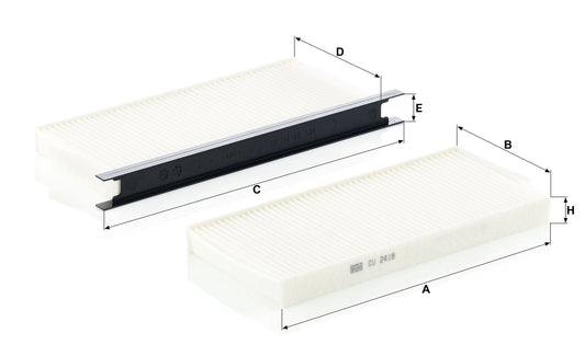 FILTRO AIRE MANN C 2418