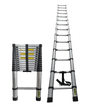 ESCALERA TELESCOPICA PLEGABLE ALUMINIO 150KG 4,1M 14 PELDAÑOS MIRLO  (JZ410)
