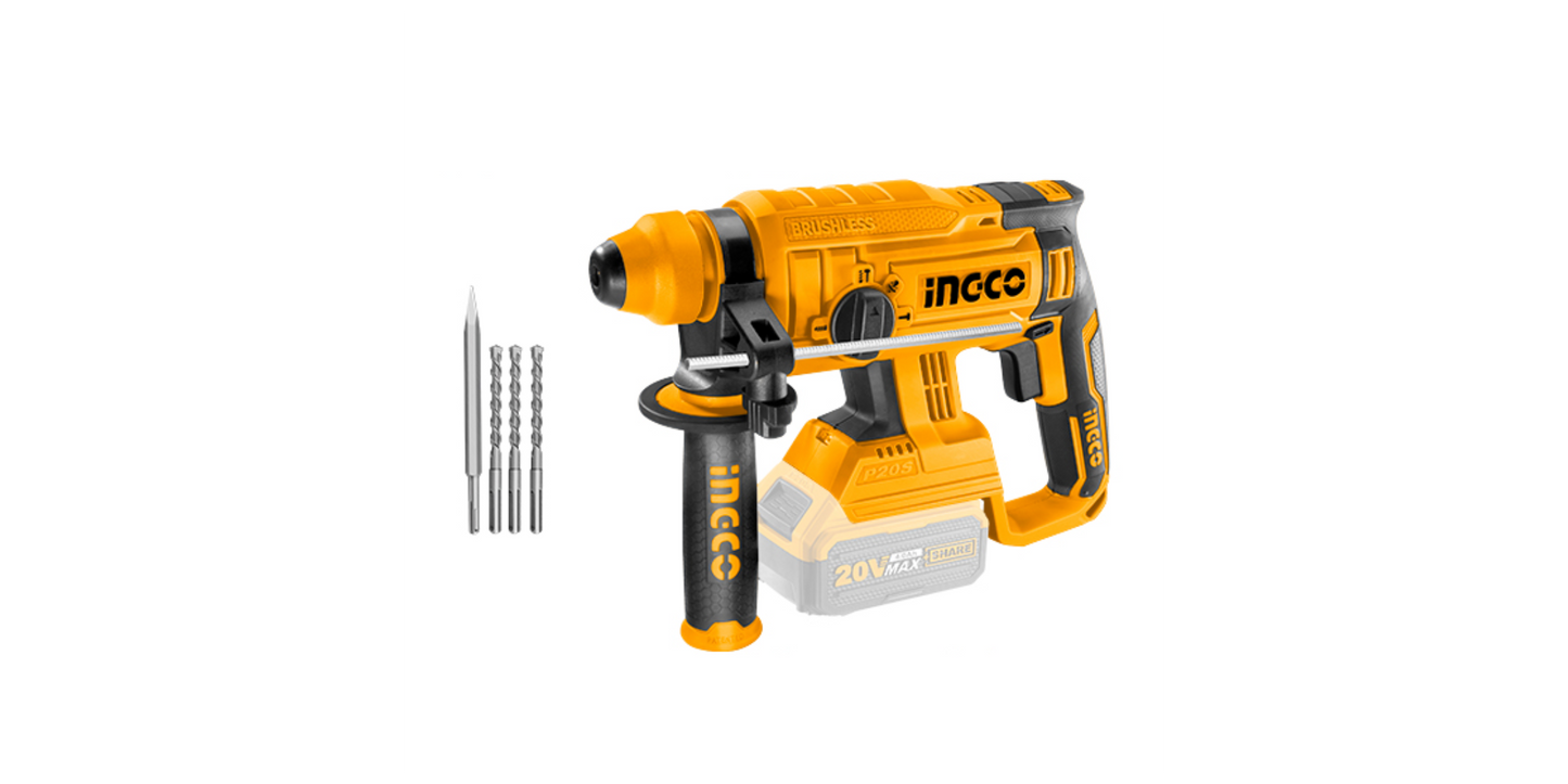 ROTOMARTILLO INALAMBRICO 20V SDS PLUS INGCO (CRHLI2201)