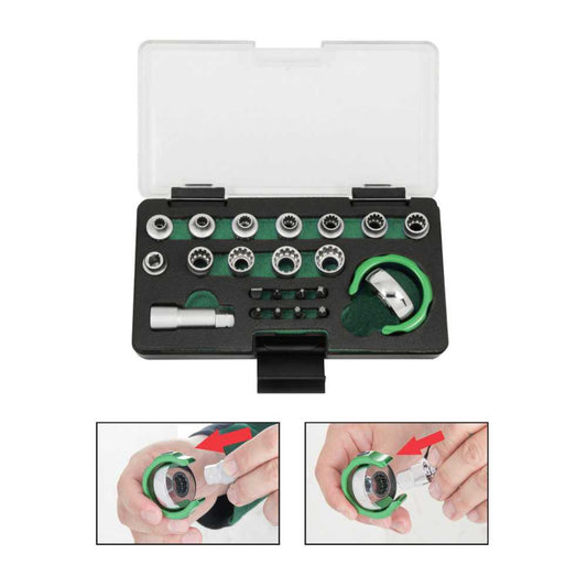 JUEGO DE DADOS JONNESWAY 1/4 MINI 22 PZAS. (RD05H22S)