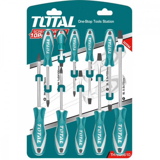 JGO PUNTA DESTORNILLADOR 10PCS PZ2 50MM TOTAL (TAC16PZ223)