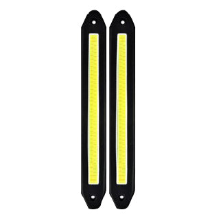 SET 2 LED LUZ DIA AZUL 26X3 CM TIPO BIVOLT RECTO ADHESIVO
