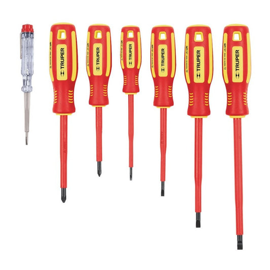 JGO DESTORNILLADOR 6 PCS AISLADO UYUTOOLS   (DES06J)