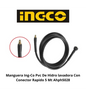 MANGUERA PVC DE HIDROLAVADORA CON CONECTOR RAPIDO 5M INGCO (AHPH5028)
