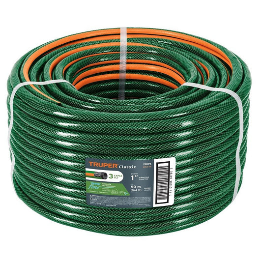 MANGUERA TRUPER REFORZADA 3 CAPAS 1´´ POR METRO (MAN-1R)
