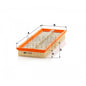 FILTRO AIRE MANN C 3894