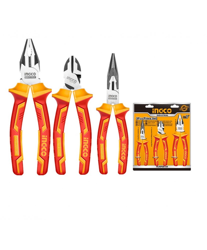 SET 3 ALICATES AISLADOS VDE INGCO (HIKPS28318)