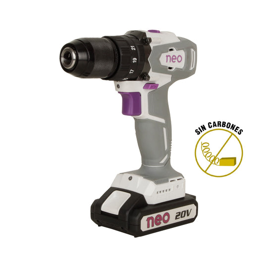 TALADRO PERCUTOR 13mm 20v INALAMBRICO (TP 913/20 C1 CC)  NEO