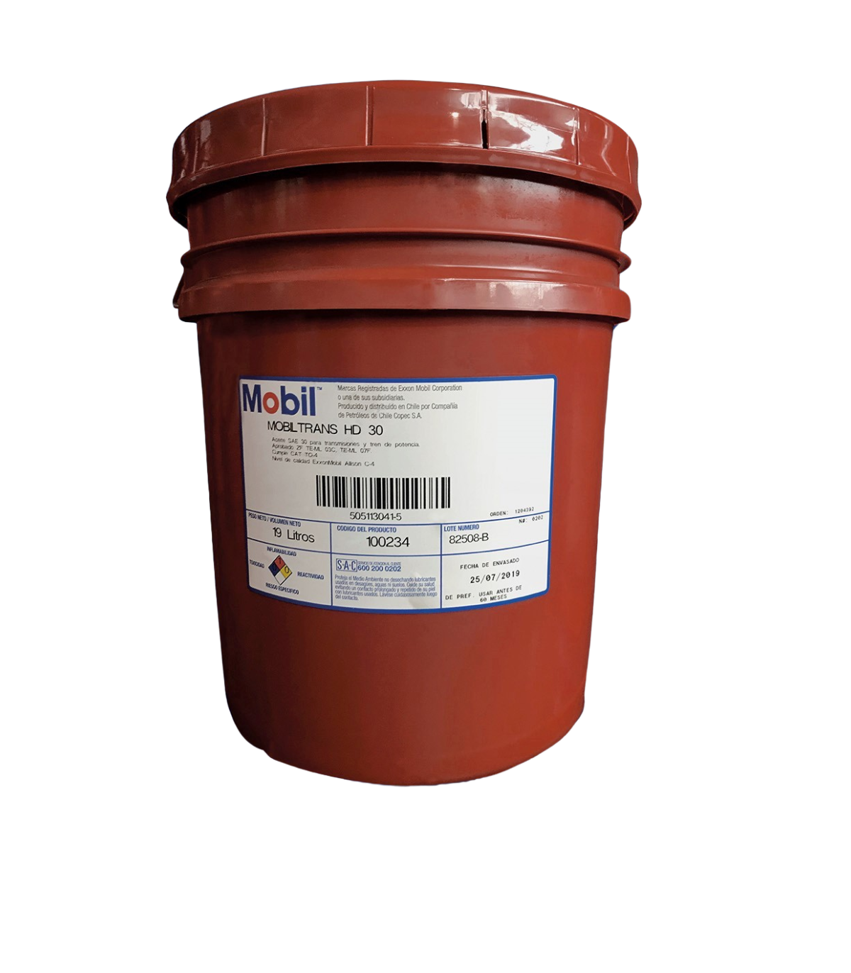 MOBIL TRANS HD 30 B-19 LTS.