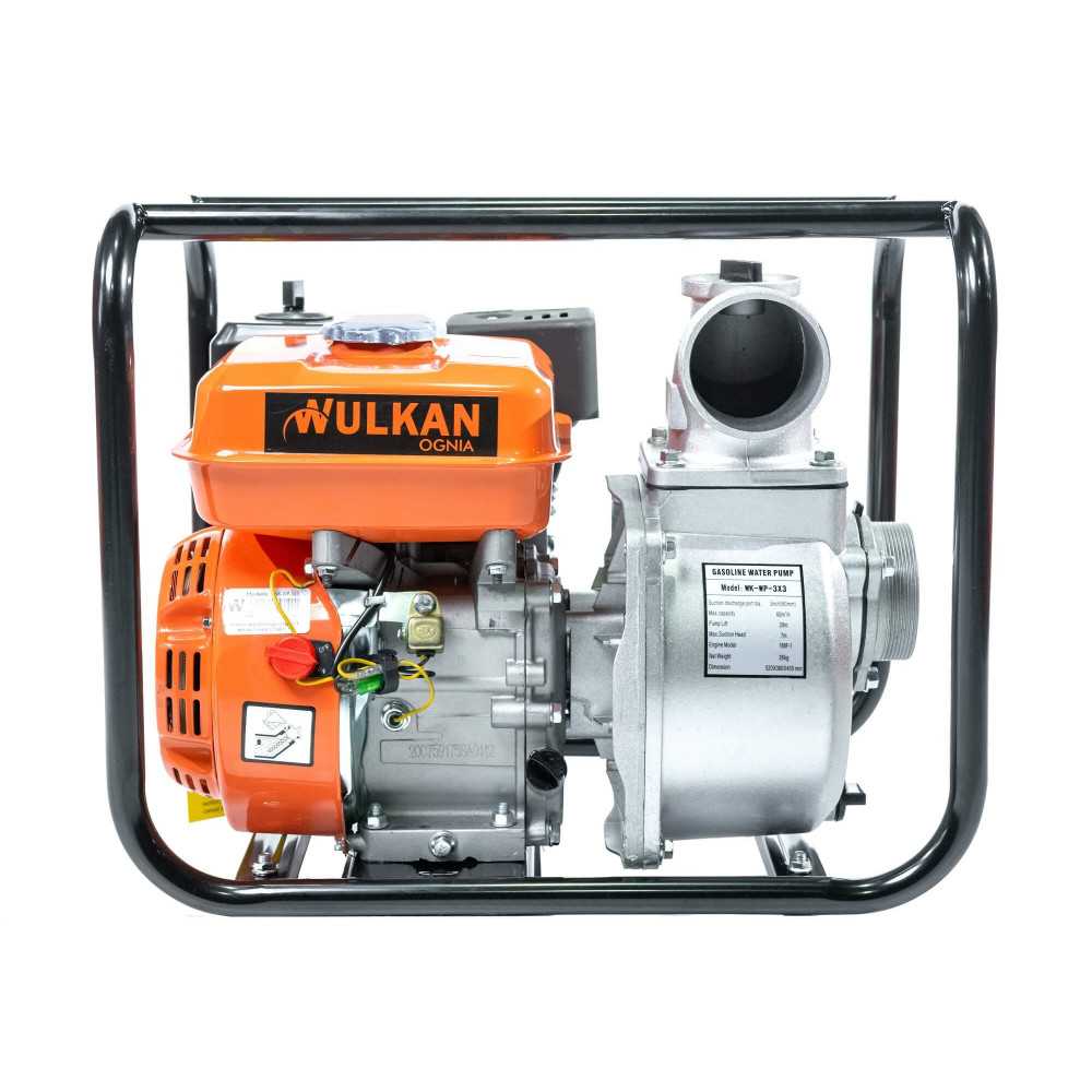 MOTOBOMBA 3X3 WULKAN MOTOR 6.5 HP (WK-WP-3X3)
