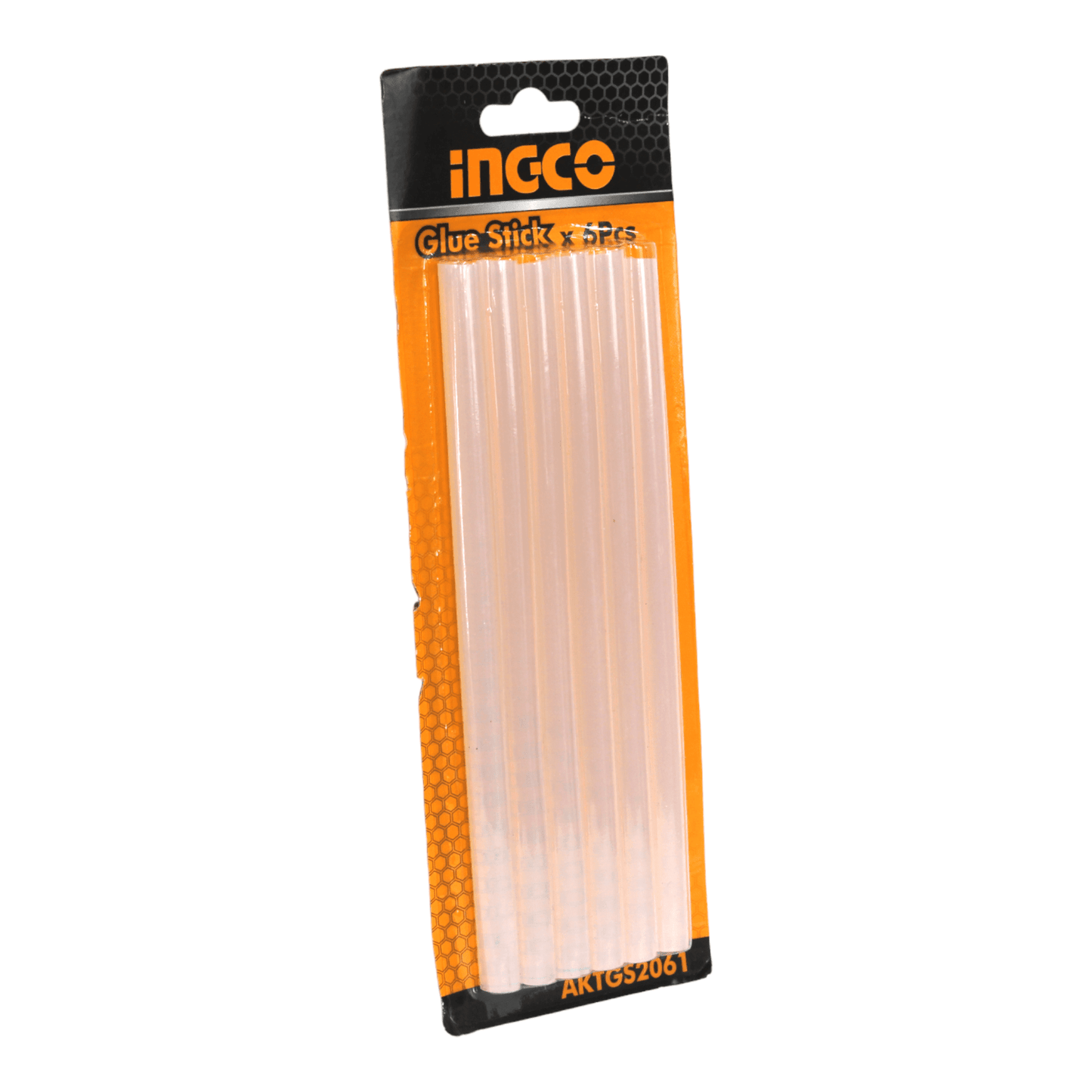 SET DE 6 BARRAS DE SILICONA 20CM INGCO (AKTGS2061)