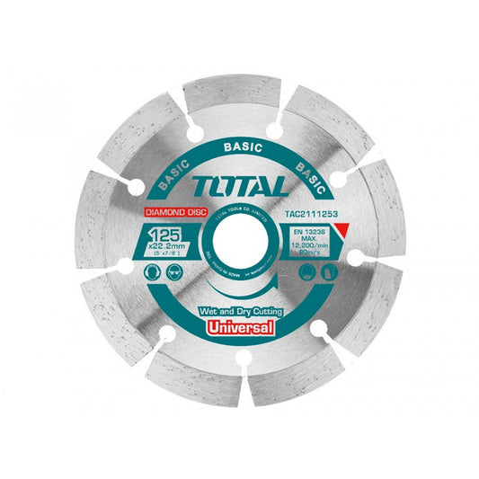 DISCO DIAMANTADO TOTAL 5´´ X 7/8´´ UNIVERSAL (TAC2111253)
