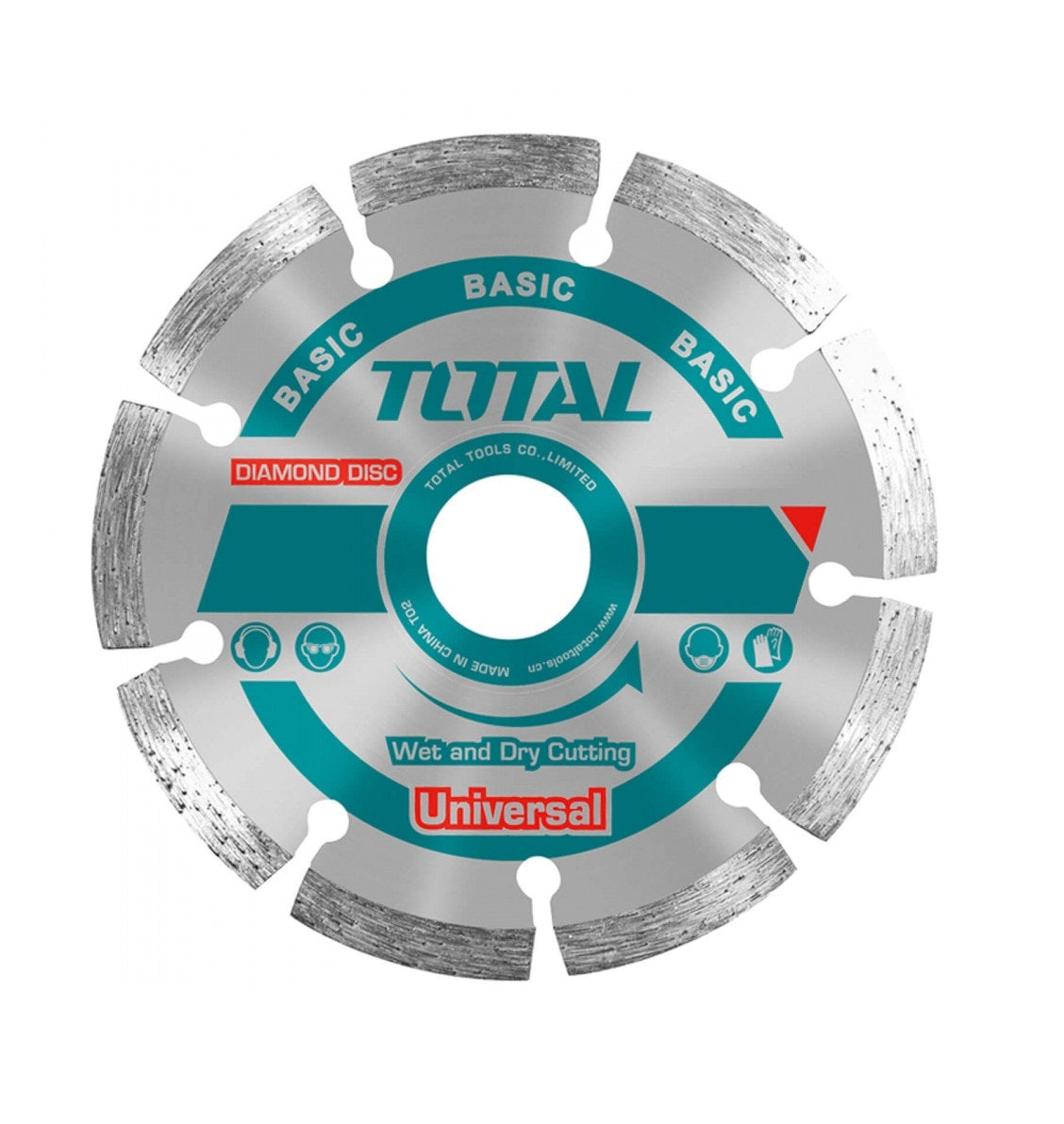 DISCO DIAMANTADO TOTAL 9´´ X 7/8´´ UNIVERSAL (TAC2112303)