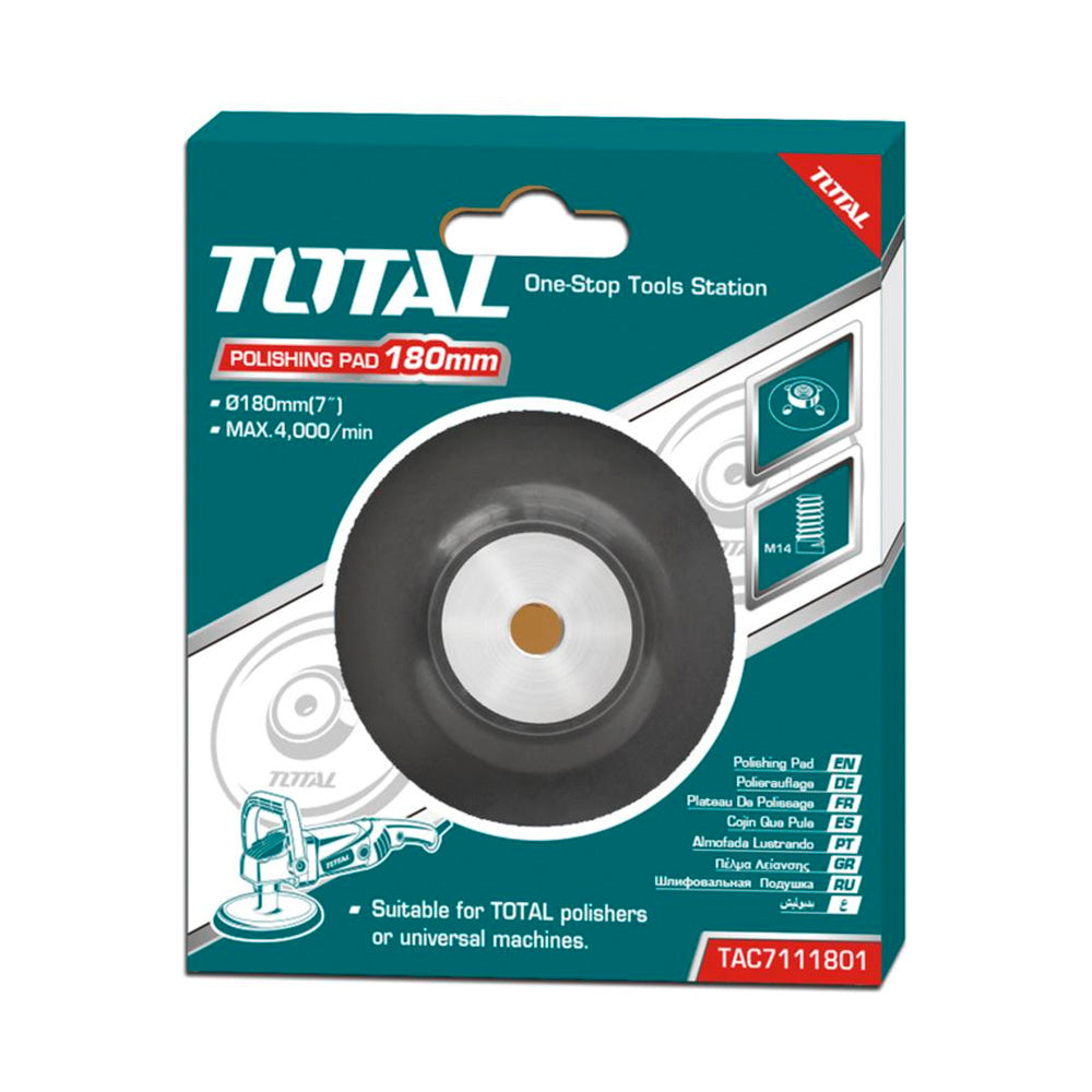 RESPALDO PULIDORA TOTAL 180MM (TAC7111801)