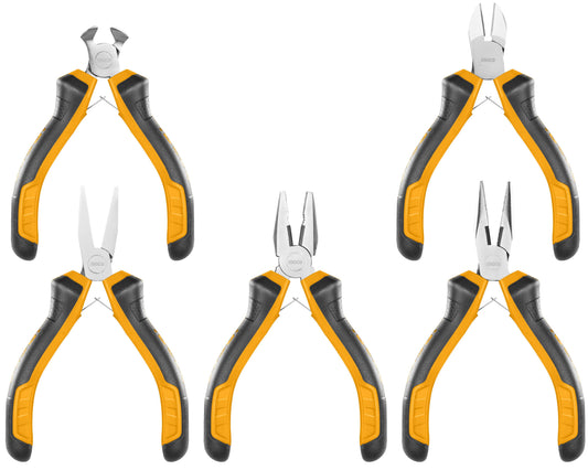 SET ALICATES MINI 5 PIEZAS INGCO (HMPS01115)
