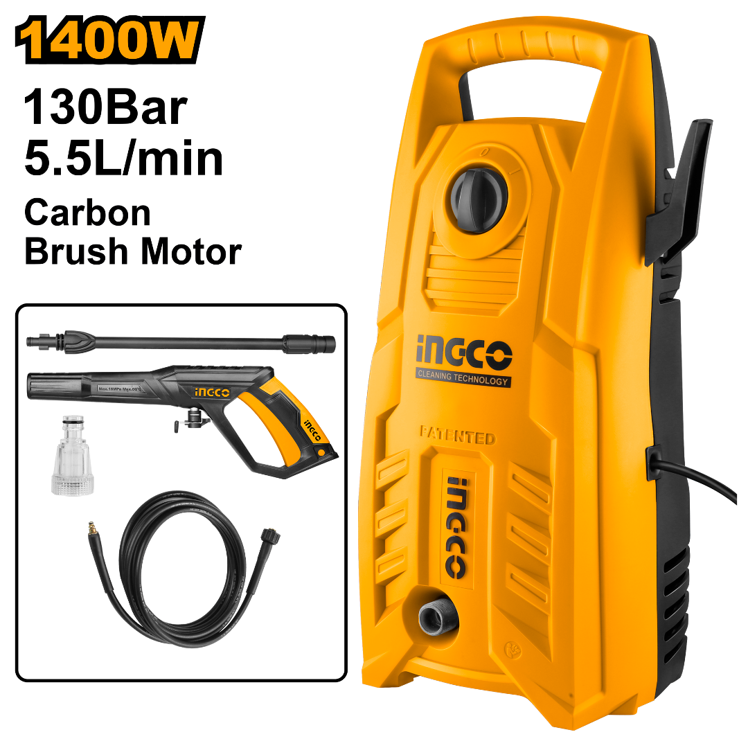 HIDROLAVADORA 1400W INGCO (HPWR14008)